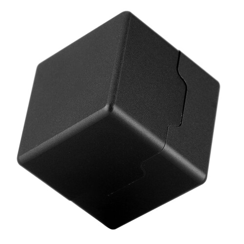 Porte-chalk mini en aluminium pour pointe de queue 3x3x3 cm noir 2