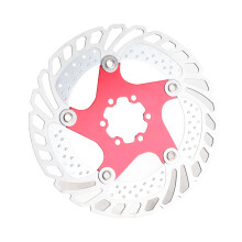 Disque flottant 180 mm rouge acier inoxydable 7075AL