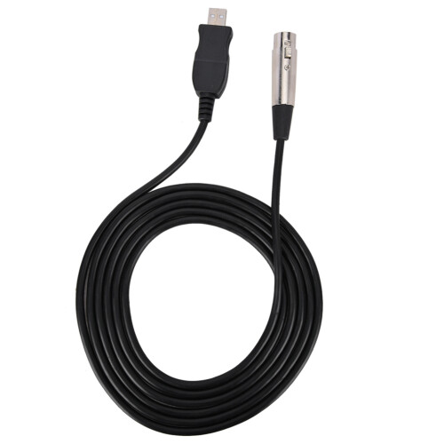 Cavo AY12 USB a XLR per microfono 2,8 m Nero 1
