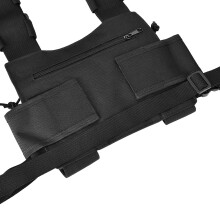 Universelle Walkie-Talkie-Rucksackhülle für Zwei-Wege-Radios, Schwarz