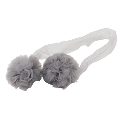 Boule décorative florale: gris, D11cmxL80cm, 27 g 1