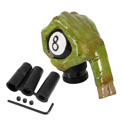 Pomello del cambio scheletro 8 Ball, 7 cm, 210 g, Colore: Nero 1