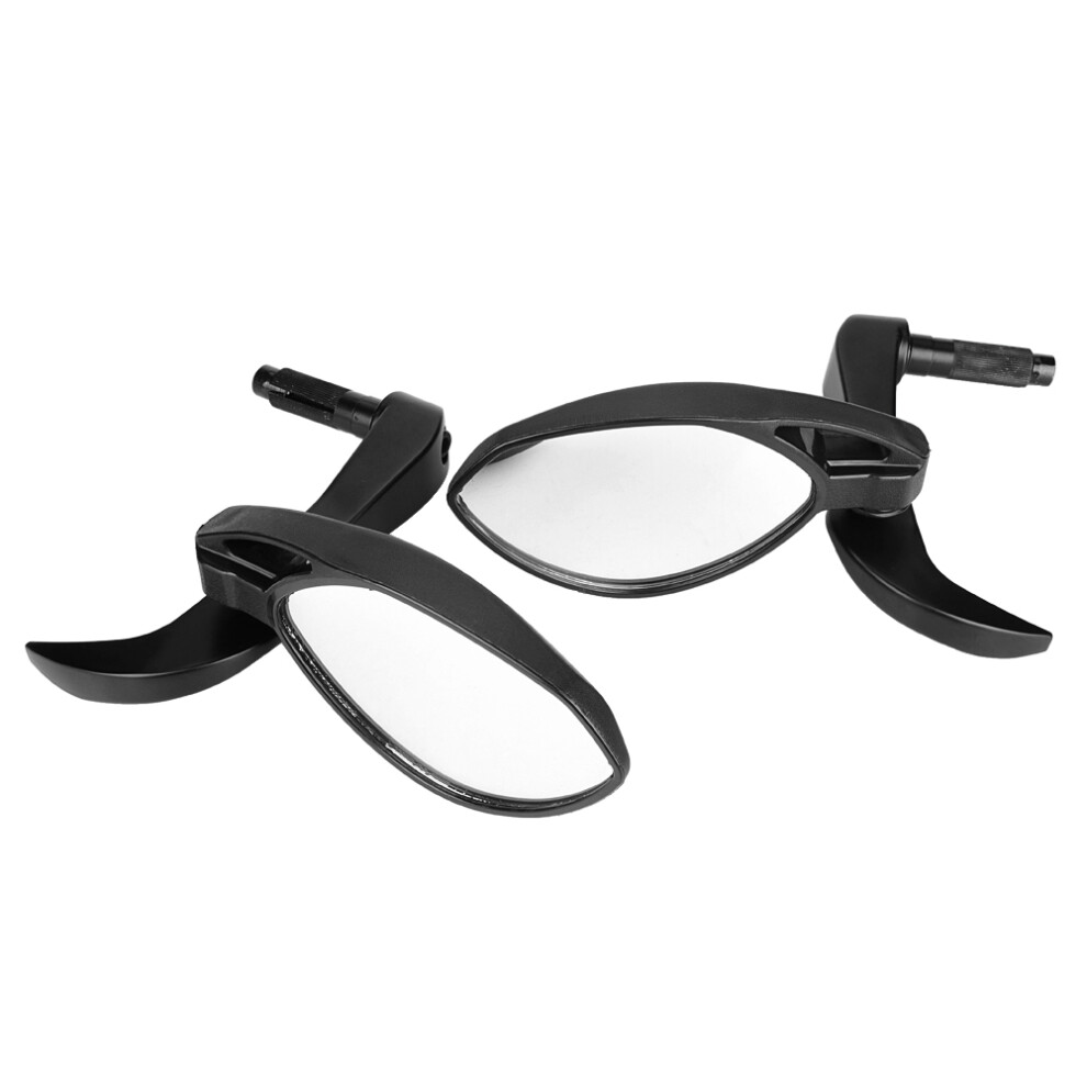 Universal 360 Degree Rotation Motorcycle Side Rear View Mirrors Round Mirror With Handle Grips 3031322525664