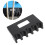 Portastecche nero, 17x10,5x4,5 cm, per 5 stecche 4