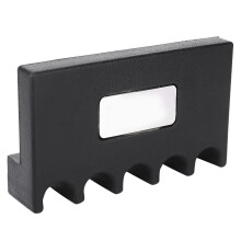 Portastecche nero, 17x10,5x4,5 cm, per 5 stecche