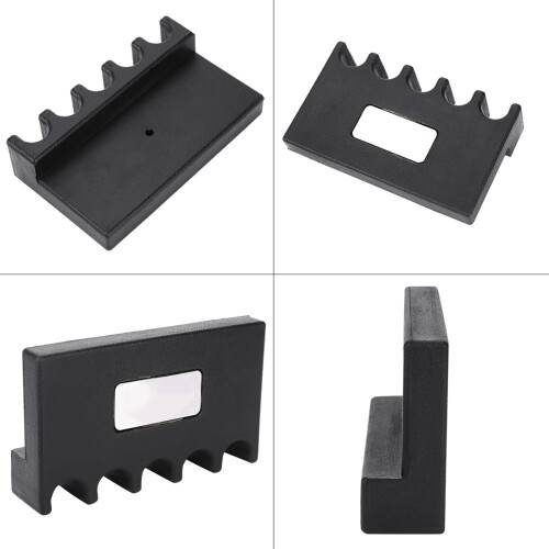 Portastecche nero, 17x10,5x4,5 cm, per 5 stecche 2