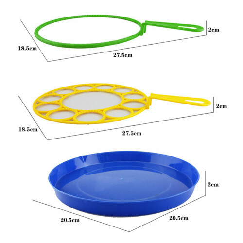 Außen-Bubble-Wand-Set mit Ablage – Lustiger Pop-Form-Blasenmacher für Kinder 1