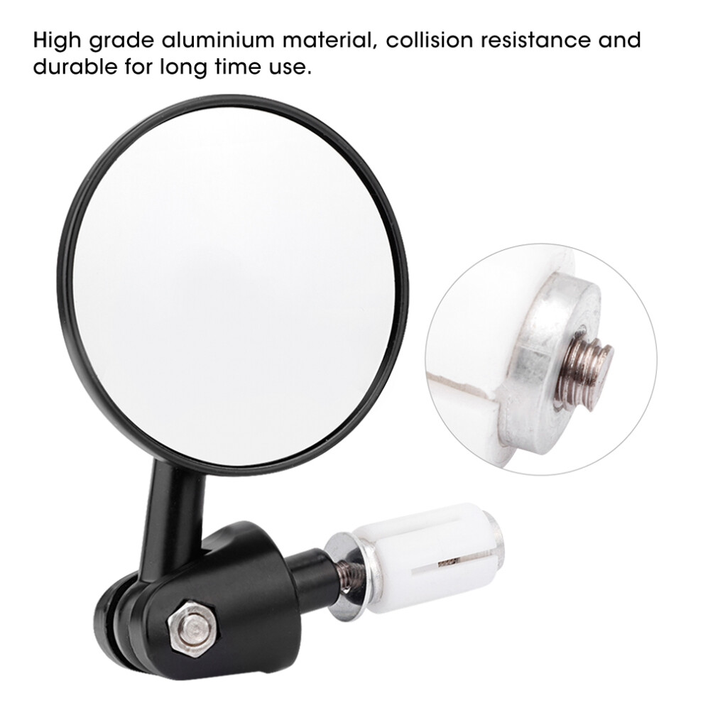 2Pcs Motorcycle Modified Folding Handlebar Rearview Mirror Reflective Side Mirrors 22Mm 4021322525961