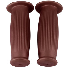 Impugnature in TPU da 25/28 mm per manubrio da 1 pollice, colore caffè - coppia