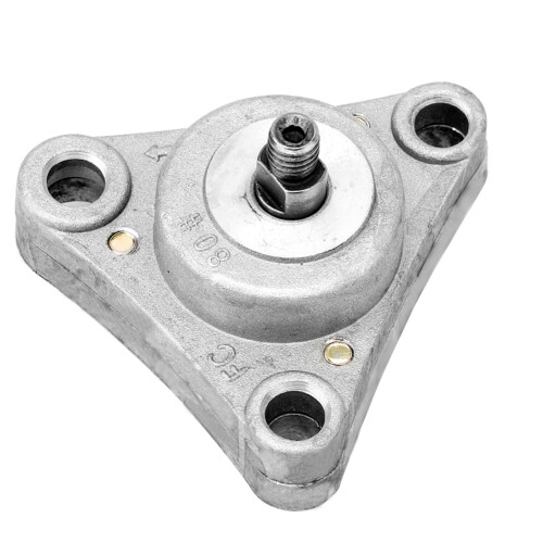 Denti della pompa dell'olio GY6 50cc 139QMB Argento, Dimensione mostrata 2