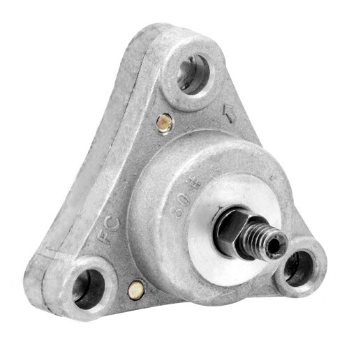 Denti della pompa dell'olio GY6 50cc 139QMB Argento, Dimensione mostrata 1