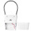 Alarme compacte de poignée de porte 120dB, 3xAAA, ABS blanc 4