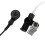 Auricolare Air Duct K head 90 cm / 80 cm Nero PTT 5