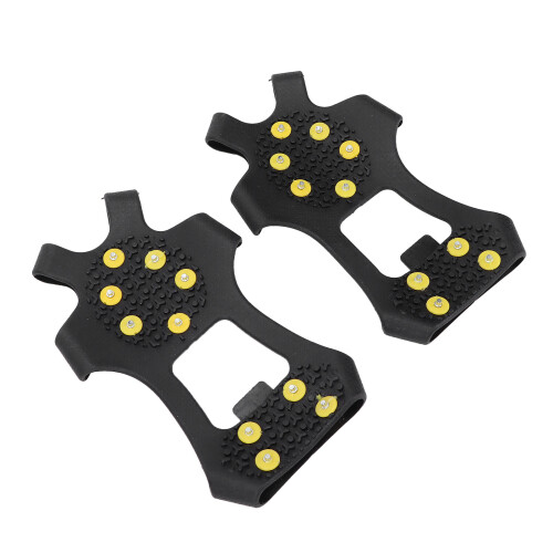 Crampons à glace 10 pointes en acier L 3942 noir