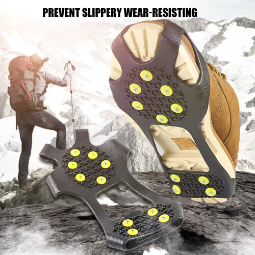 Crampons à glace M(3638) 10 pointes antidérapantes 2