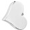 Allarme a forma di cuore da 130 dB, argento, 3xAG13, 10 cm 14