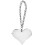 Allarme a forma di cuore da 130 dB, argento, 3xAG13, 10 cm 2