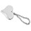Allarme a forma di cuore da 130 dB, argento, 3xAG13, 10 cm 11