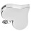 Allarme a forma di cuore da 130 dB, argento, 3xAG13, 10 cm 4