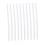 10 pezzi Regolatori di taglia per anelli (3,5 mm) PVC trasparente 10
