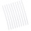 10 pezzi Regolatori di taglia per anelli (3,5 mm) PVC trasparente 12