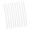 10 pezzi Regolatori di taglia per anelli (3,5 mm) PVC trasparente 11
