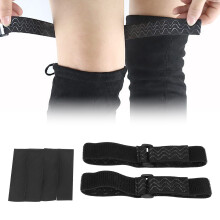 2 pièces de sangles pour bottes jusqu’au genou, 40,5 x 2,5 cm, avec 4 bandes