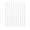 10 pezzi Regolatori di taglia per anelli (3,5 mm) PVC trasparente 14