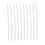 10 pezzi Regolatori di taglia per anelli (3,5 mm) PVC trasparente 9