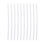 10 pezzi Regolatori di taglia per anelli (3,5 mm) PVC trasparente 2