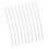 10 pezzi Regolatori di taglia per anelli (3,5 mm) PVC trasparente 16