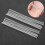 10 pezzi Regolatori di taglia per anelli (3,5 mm) PVC trasparente 13