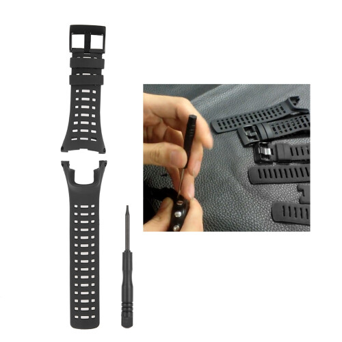 Cinturino da orologio in gomma nera per Ambit1/2/3 - 31 g