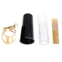 Imboccatura trasparente per sax alto in Mi bemolle, 1 pezzo, 90x27x27 mm