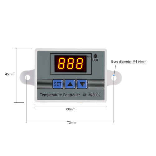 XH-3001 110-220V 1500W 60x45x31mm Blanc TempCtrl 1