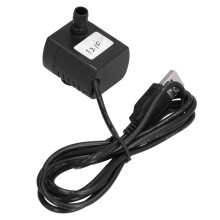 1210 170 L/h DC12V Pompe submersible noir ABS 100 cm