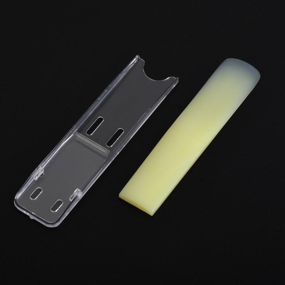 Yellow 3Pcs Clarinet Reeds Strength 1.5/2.0/2.5 Clarinet Resin Reeds