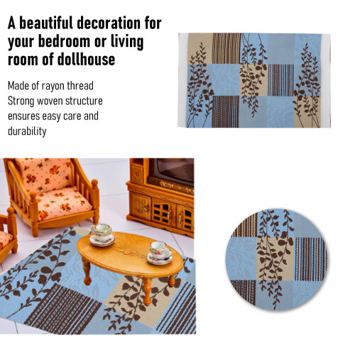 Tapis miniature 1:12 - 16x10 cm, tapis turc 2