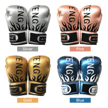 Guanti da boxe per bambini 350 g 25x16 cm Blu - Età 8-14