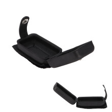 Portabatterie in PU per chitarra acustica, nero