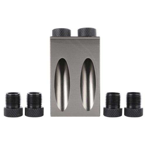 7 pezzi Guida per fori a tasca 6/8/10 mm Bussole 15 Grigio 1