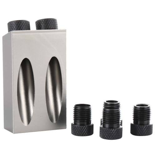 7 pezzi Guida per fori a tasca 6/8/10 mm Bussole 15 Grigio 2