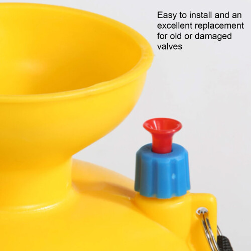 Vanne de décharge de pression PP 5cm pour 3L/5L/8L Rouge/Bleu 2