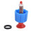 Vanne de décharge de pression PP 5cm pour 3L/5L/8L Rouge/Bleu 12