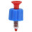 Vanne de décharge de pression PP 5cm pour 3L/5L/8L Rouge/Bleu 10