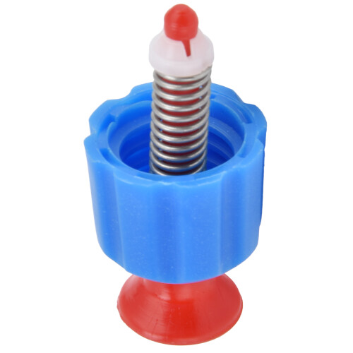 Vanne de décharge de pression PP 5cm pour 3L/5L/8L Rouge/Bleu