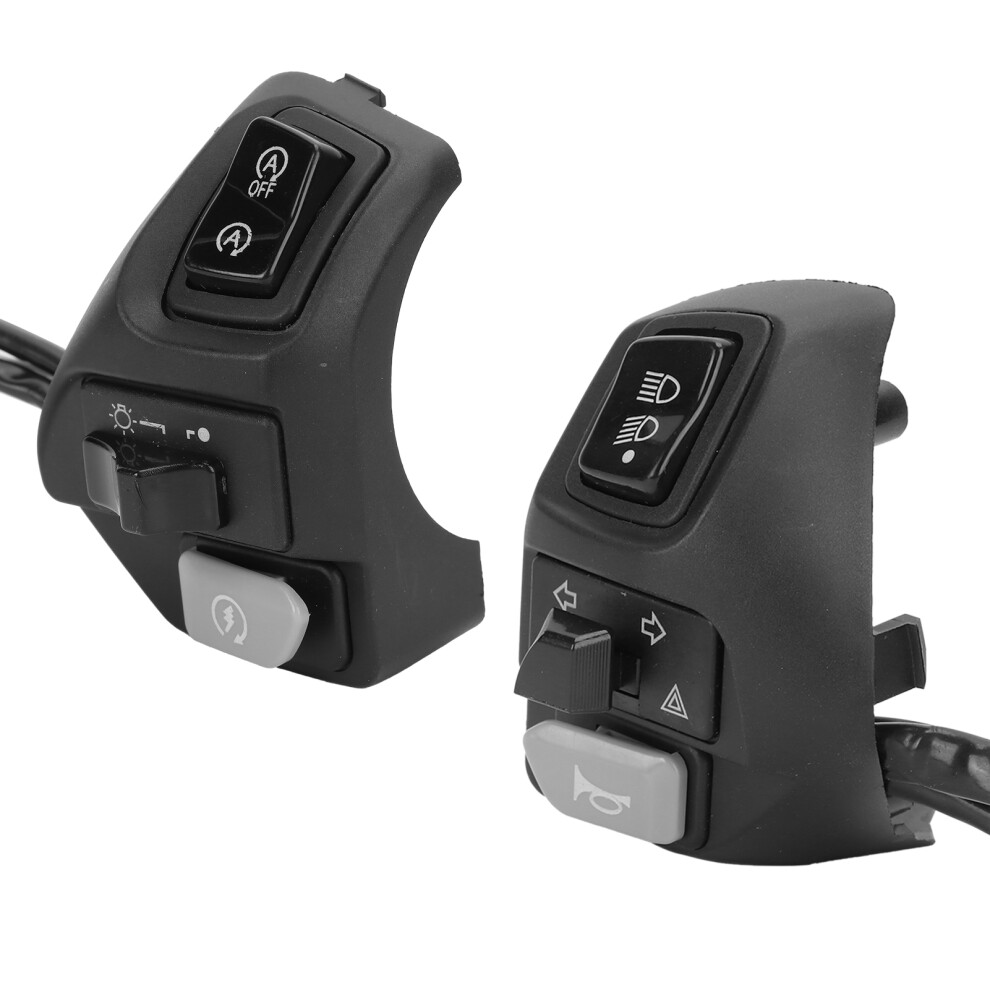 2Pcs Handlebar Switch Low/High Beam Horn Button Replacement For Yamaha Aerox 155 125 6951322532127