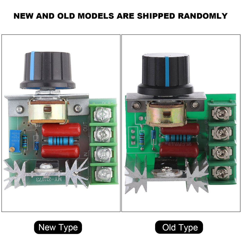 Ac 2000W Thyristor Motor Speed Control Adjustable Power Controller For Temperature 7621322533941
