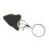 Porte-clés tête de léopard strass pendentif argent 4