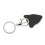 Porte-clés tête de léopard strass pendentif argent 7